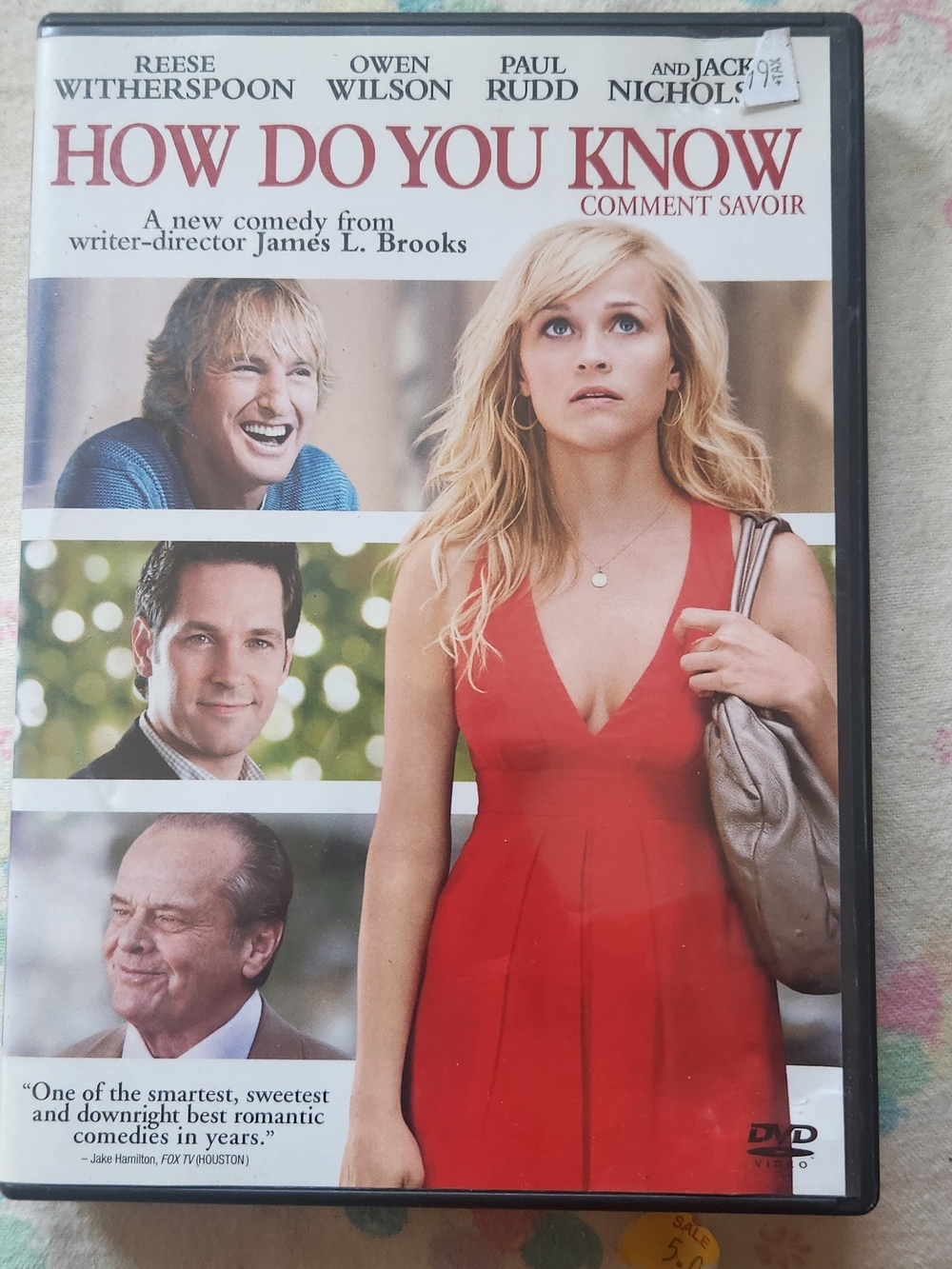 🎞 *** 4/15 ***🎞 How Do You Know DVD -